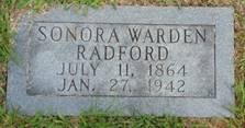 Sonora Nora <i>Warden</i> Radford