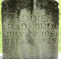 Addie <i>Underwood</i> Radford