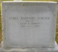 Ethel <i>Radford</i> Sowder