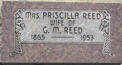  Priscilla Radford <I>Reed</I> Reed