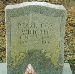 Eugenia Pearl Jennie <i>Reed</i> Wright