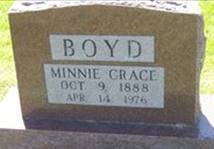 Minnie Grace <i>Reed</i> Boyd