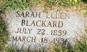  Sarah Ellen <I>Shelor</I> Blackard