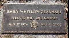 Emily <i>Whitlow</i> Gearhart