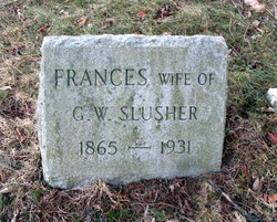  Frances M. <I>Saltsman</I> Slusher