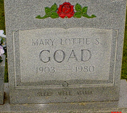  Mary Lottie <I>Slusher</I> Goad