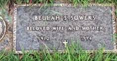  Beulah S Sowers
