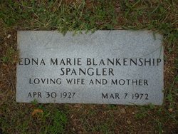  Edna Marie <I>Blankenship</I> Spangler