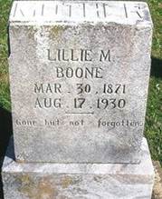 Lillie May <i>Spangler</i> Boone