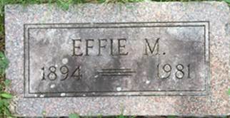  Effie M <I>Stump</I> Shaffer