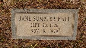 Jane <i>Sumpter</i> Hall