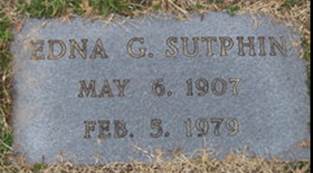  Edna Gladys Sutphin