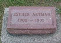  Mary Esther <I>Sutphin</I> Artman