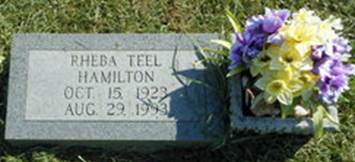  Rheba <I>Teel</I> Hamilton