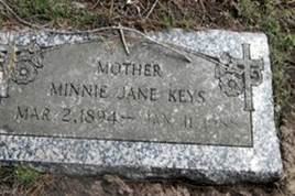  Minnie Jane <I>Pickle</I> Keys