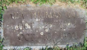  Ada <I>Thomas</I> Goad