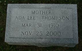 Ada Lee <i>Thompson</i> Thompson