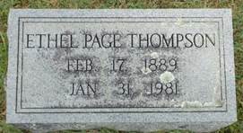 Ethel <i>Page</i> Thompson