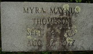 Myra Maynus Thompson