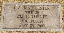Ila Jane <i>Lester</i> Turner