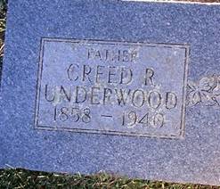 Creed Robert Underwood