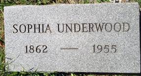 Sophia Ann <i>Brogan</i> Underwood