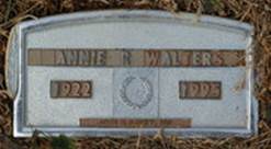 Annie R. <i>Vest</i> Walters
