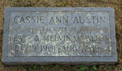 Cassie Ann <i>Walton</i> Austin