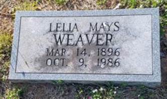  Lelia Mays Weaver
