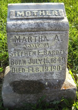  Martha A <I>Weaver</I> Barden