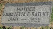  Emmazetta Elizabeth <I>Weddle</I> Ratliff