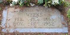 Bessie M. <i>Woods</i> Weeks