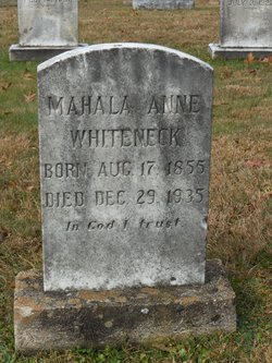  Mahala Anne Whitenack
