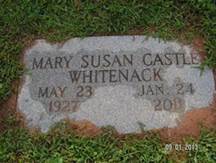  Mary Susan <I>Castle</I> Whitenack