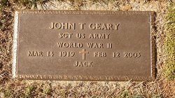  John Thomas Jack Geary
