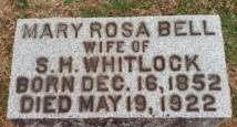  Mary Rosa Bell <I>Fisher</I> Whitlock