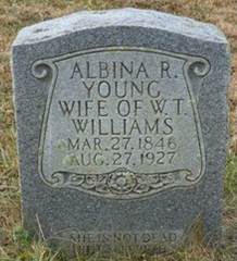 Albina R. <i>Young</i> Williams