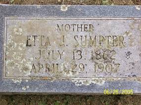 Etta J. <i>Williams</i> Sumpter