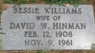 Bessie <i>Williams</i> Hinman