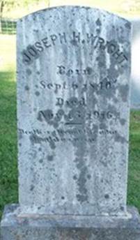 Joseph H. Wright Grave