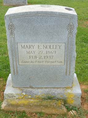 Mary E <i>Wright</i> Nolley