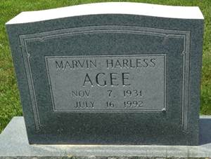 Marvin Harless Agee