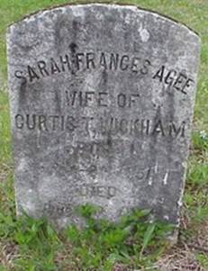 Sarah Frances <i>Agee</i> Wickham