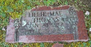 Lillie Mae <i>Agee</i> Thomas