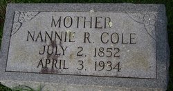 Nancy R. Nannie <i>Wickham</i> Cole