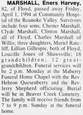 Lawrence Vinton Marshall Sr.