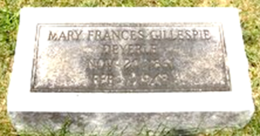 Mary Frances �Fannie� <I>Gillespie</I> Deyerle 