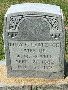 Lucy Gertrude <I>Lawrence</I> Howell 