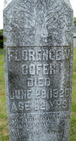 Florence Virginia �Jennie� <I>Miller</I> Cofer 