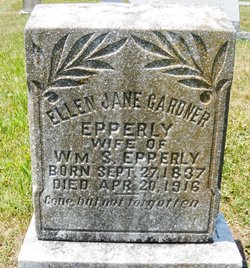 Ellen Jane <I>Gardner</I> Epperly 